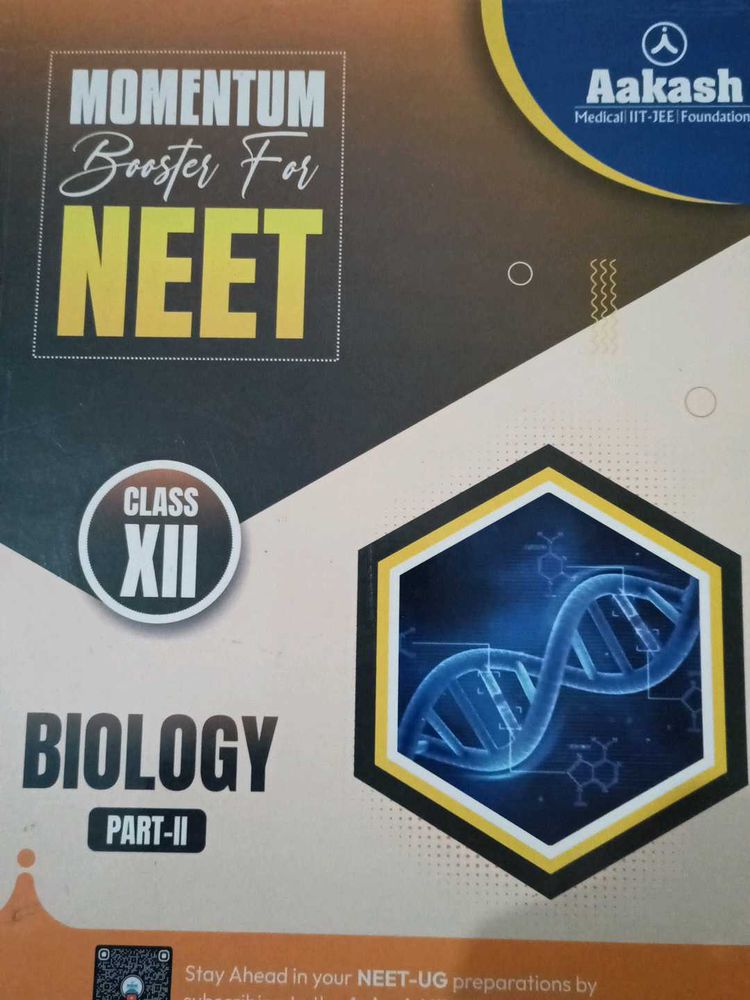 Aakash Momentum Booster For NEET Biology Class XII