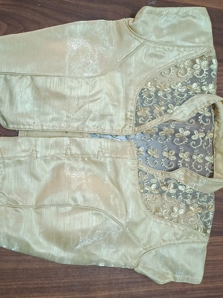 golden blouse for women