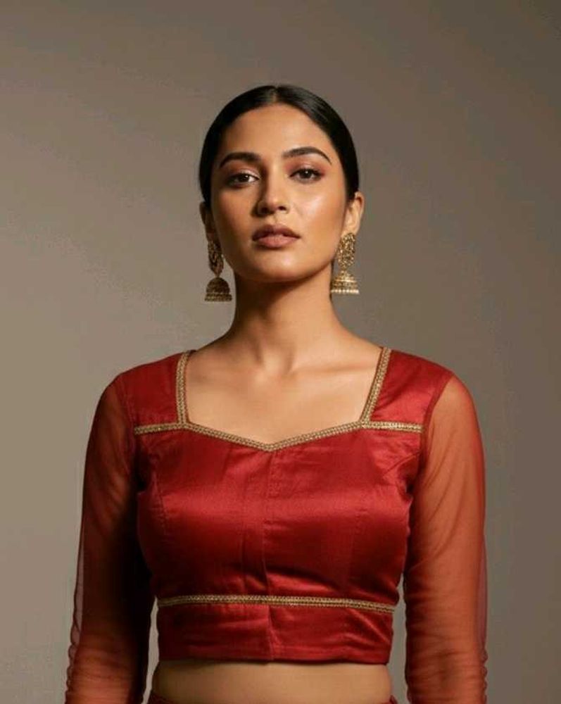 unused Elegant Maroon Blouse