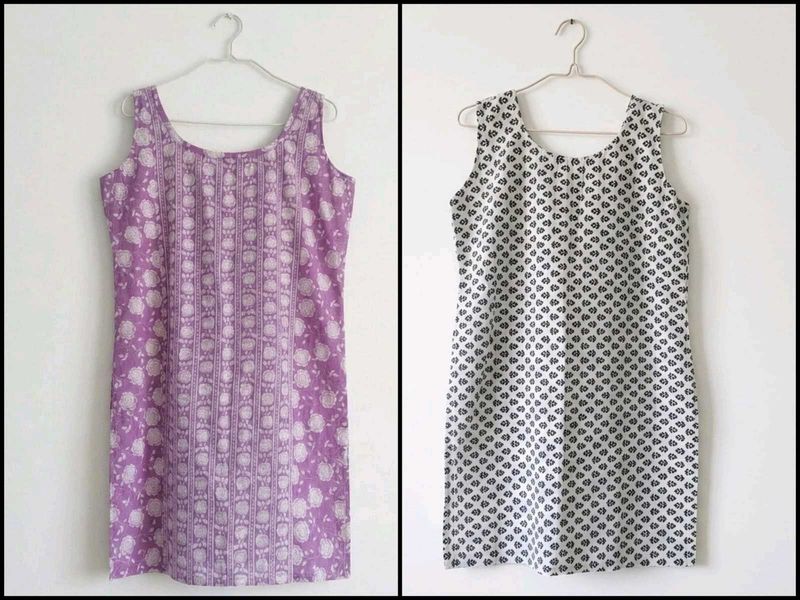 Chic Print Sleeveless Kurtis *COMBO