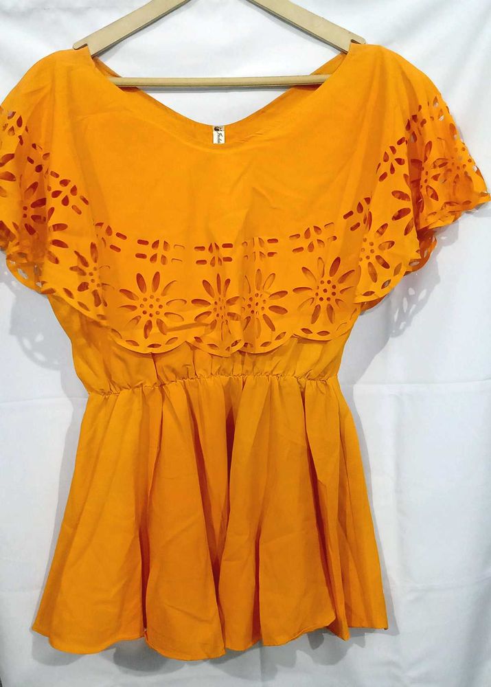 Chic Laser Cut Top
