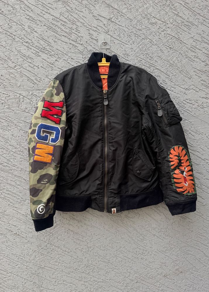 Bape Tiger Camo Bomber Jacket