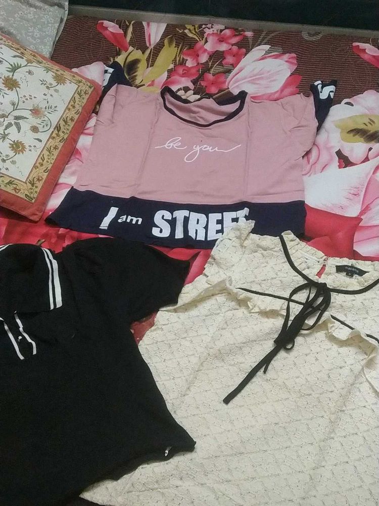 Bundle of 3 Trendy Tops