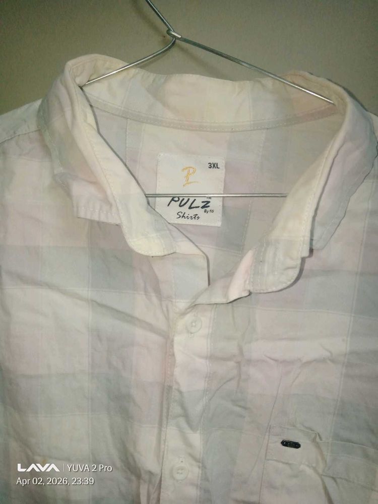 Men's Casual Plaid Long-Sleeve Shirt