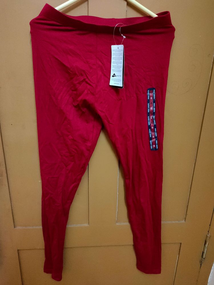 Lycra Maroon Original leggings not used with tag .M size
