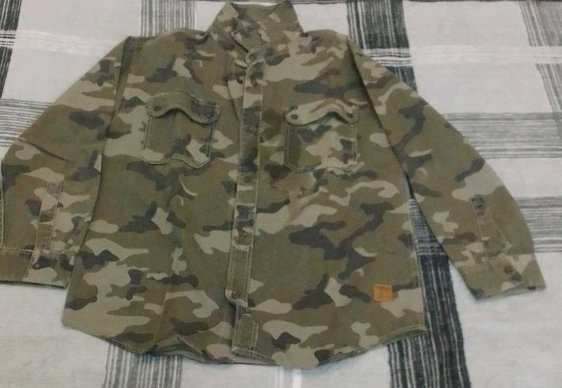 Camouflage Print Shirt