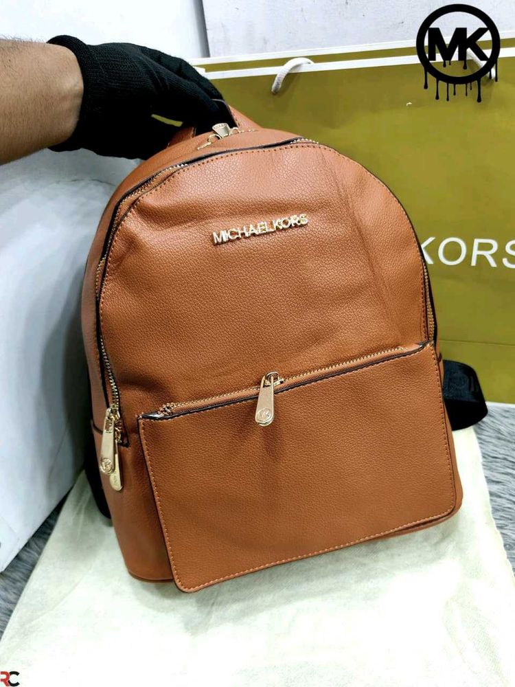 MK* *SIGNATURE LOGO-PRINT RHEA BACKPACK*