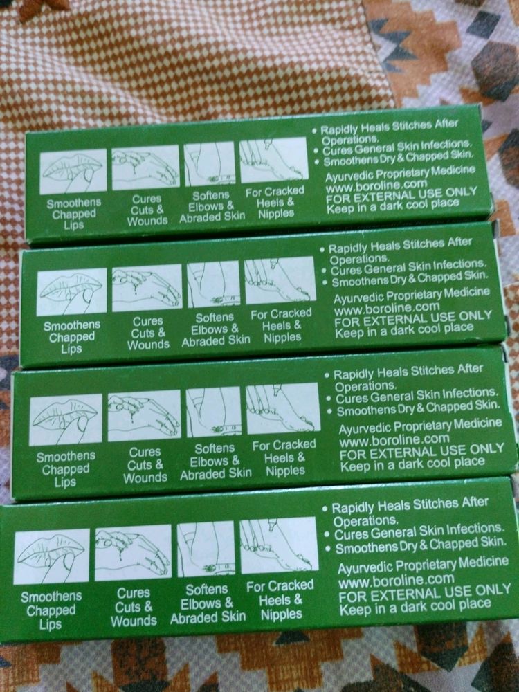 4 Pc Combo 20g Boroline Tube
