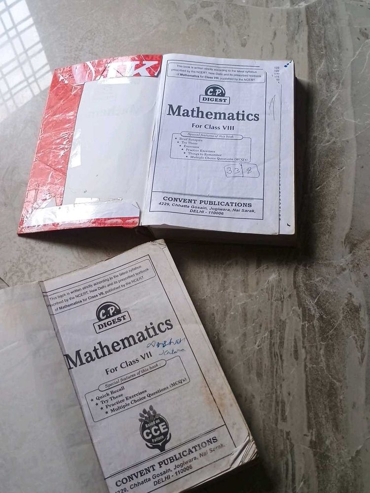 Mathematics Books for Class VII &amp; VIII