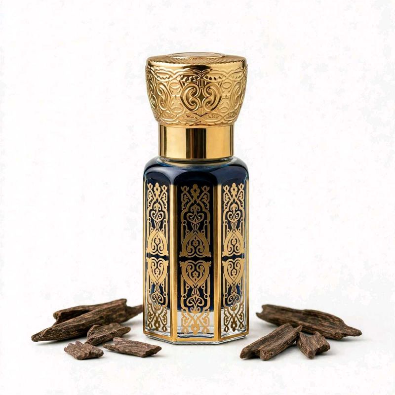 Blue Oudh Premium Attar Perfume | Long-Lasting Fra