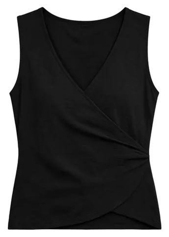 Knit half sleeve Tank Top