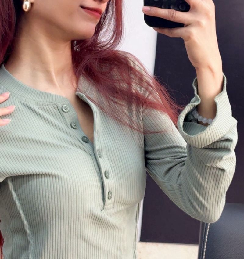 Ribbed Knit Top