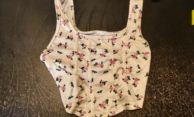 Floral Corset Top