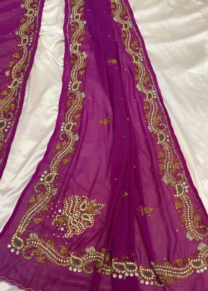 Embellished  Saree