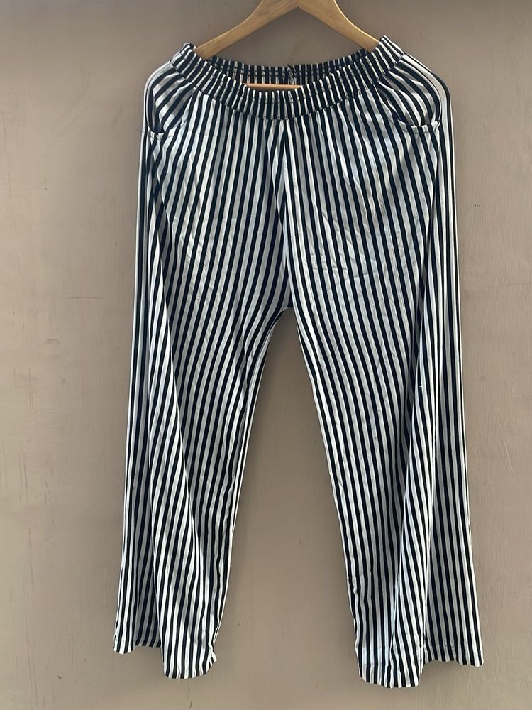Striped Wide Leg Pants
