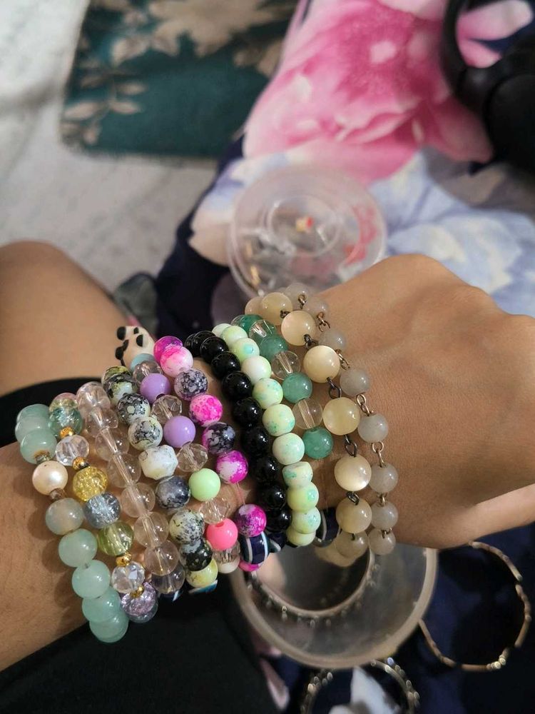 Boho Beaded Bracelet Set