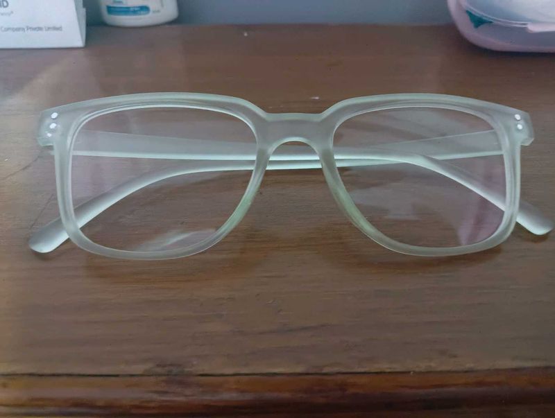 Frosted Clear Frame Glasses