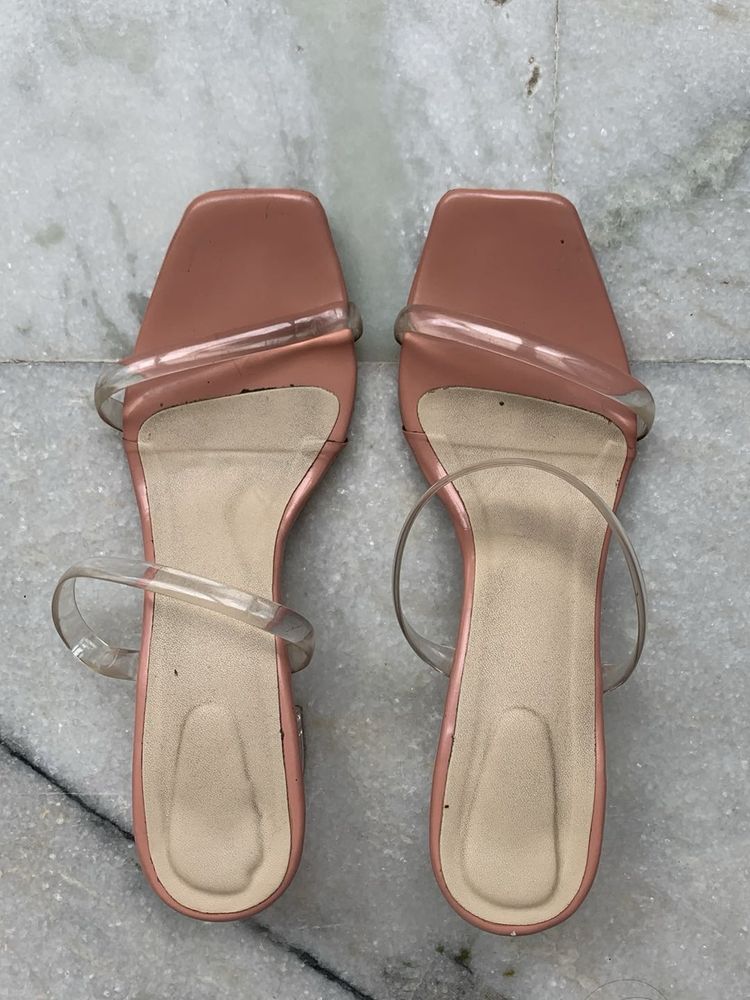 Stylish Pink Slip-On Sandals