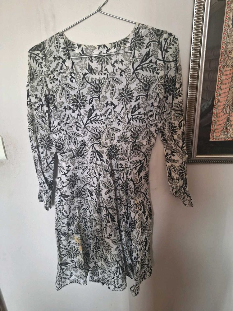 Floral Print Mini Dress