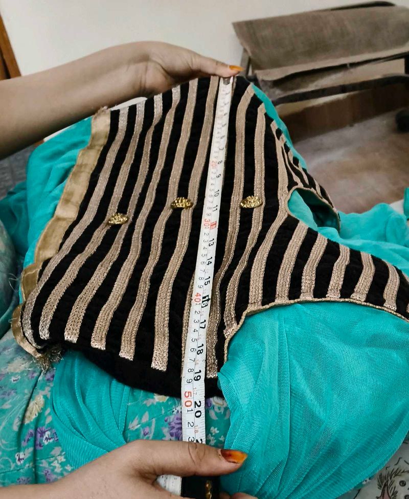 Elegant long frock chudidar