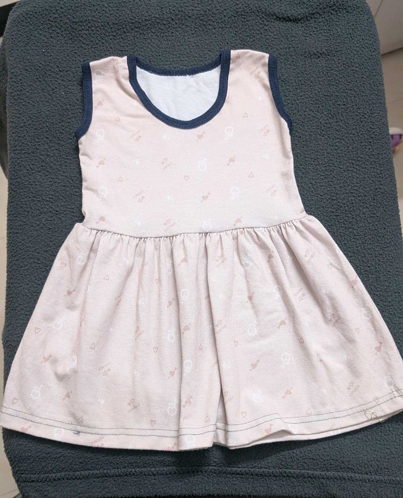 Cute Pink Baby Girl Dress -2