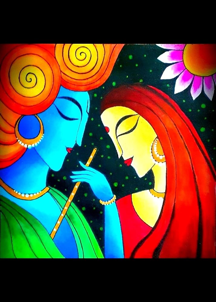 🔥Price Drop🔥 Radha Krishna Painting