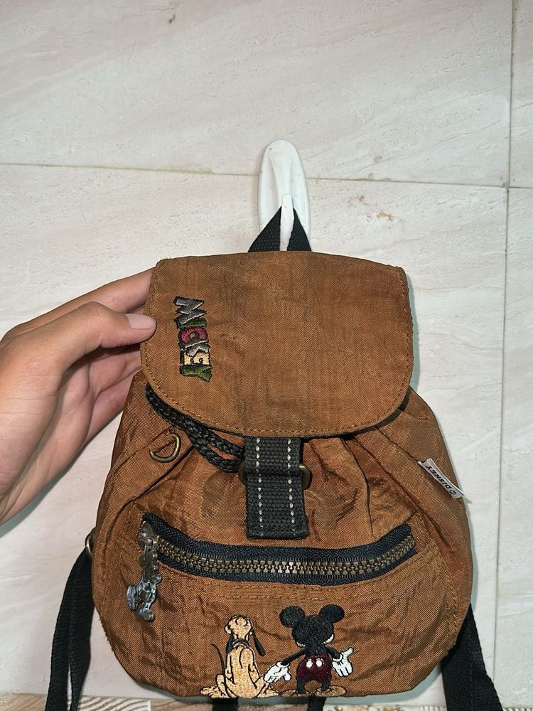Vintage Mickey Mouse Mini Backpack