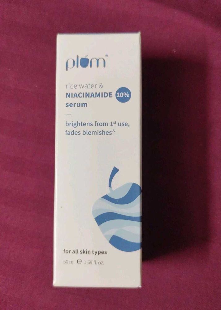 Plum Rice Water &amp; Niacinamide Serum