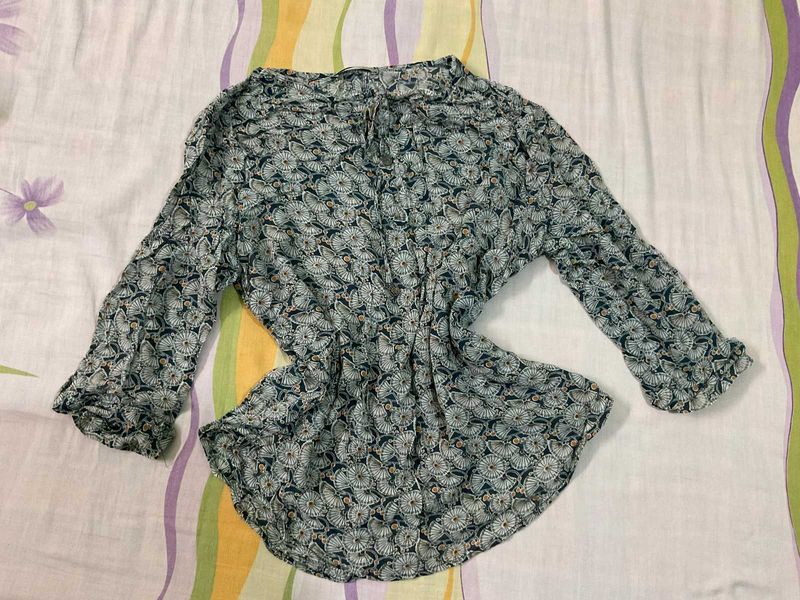 Floral Print Blouse