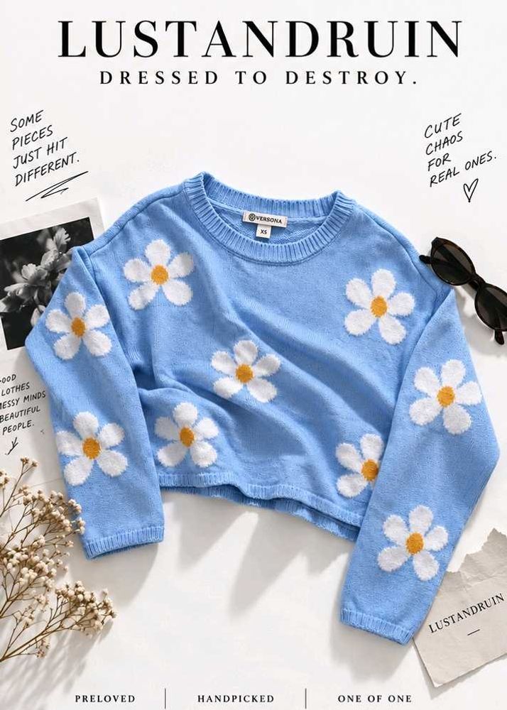 DAISY KNIT SWEATER