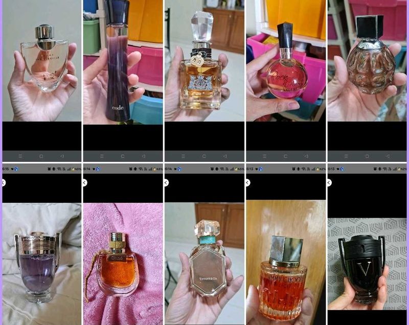 Collection of Designer Perfumes