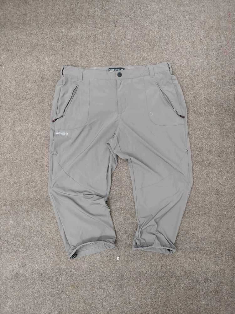 Men's Grey Cargo Capris