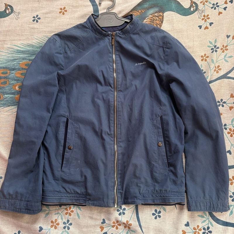 Men's Blue Bomber Jacket