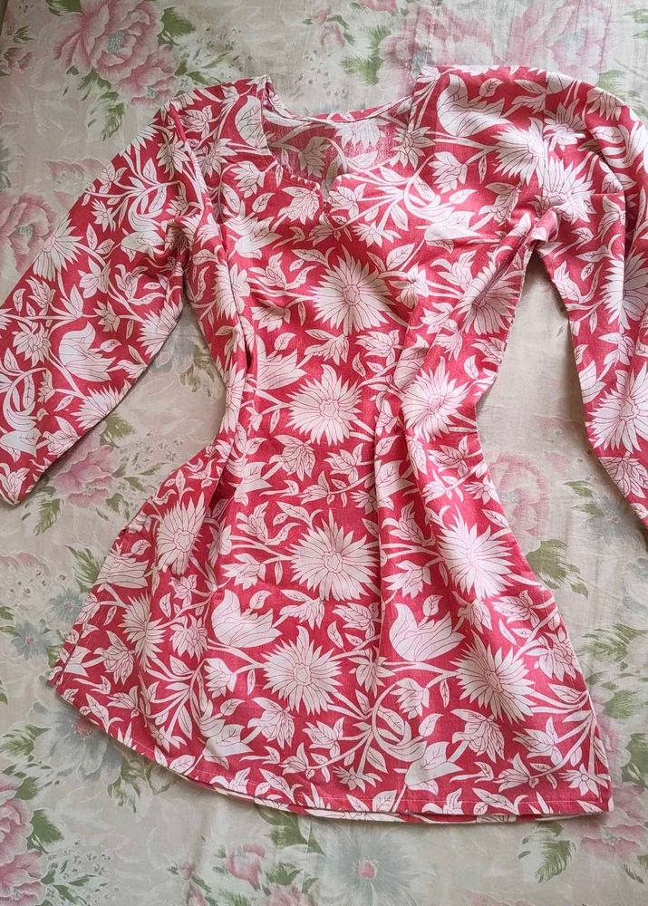 💗floral Print Kurta