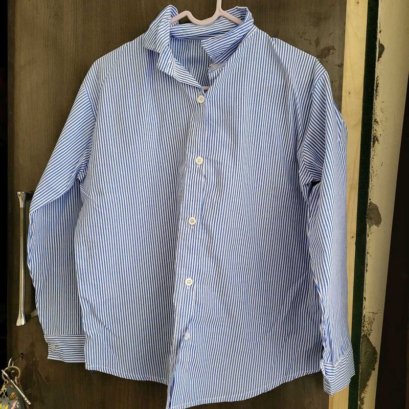 Blue Striped Women's Shirt