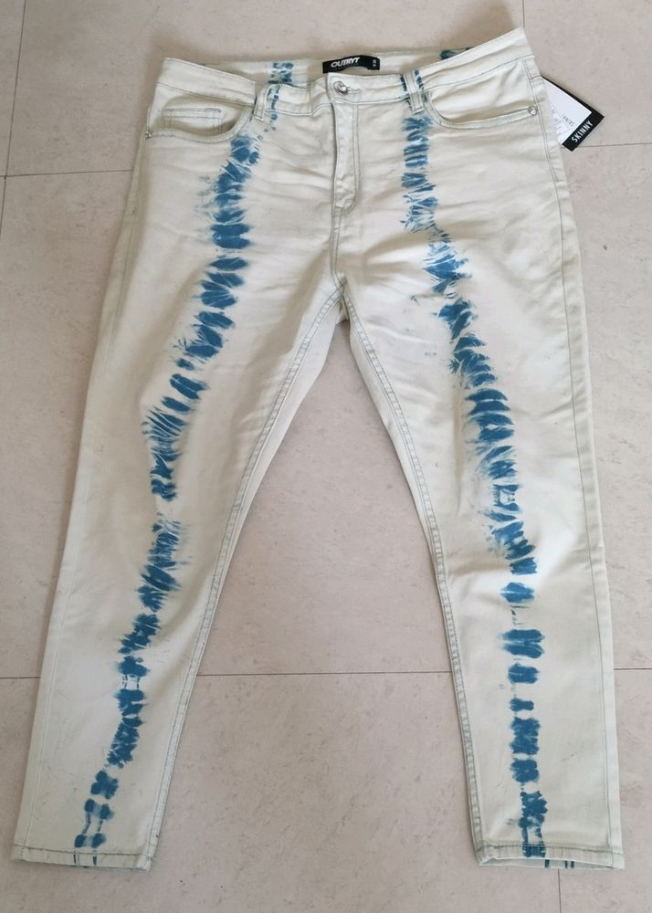 Qutryt Tie Dye Skinny Jeans