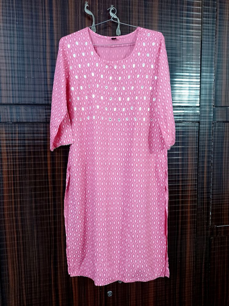 Paper Mirror Work Kurta❗