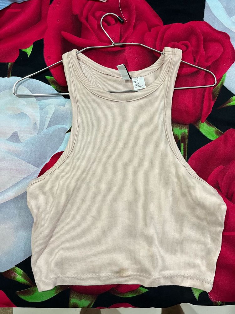 H&amp;M Ribbed Racerback Tank Top