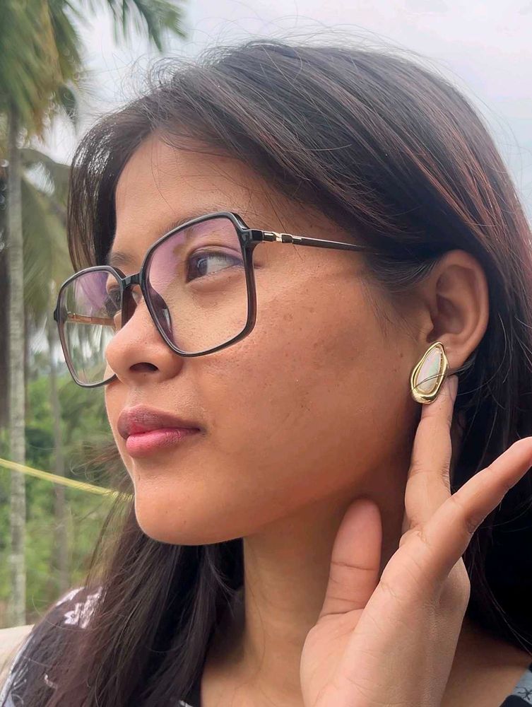 Elegant Stone Stud Earrings