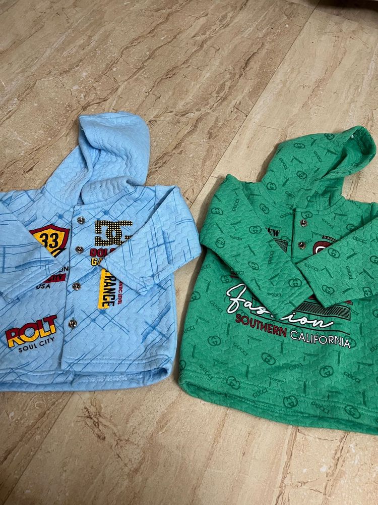 2 warm Baby &amp; Kids Hooded Jackets