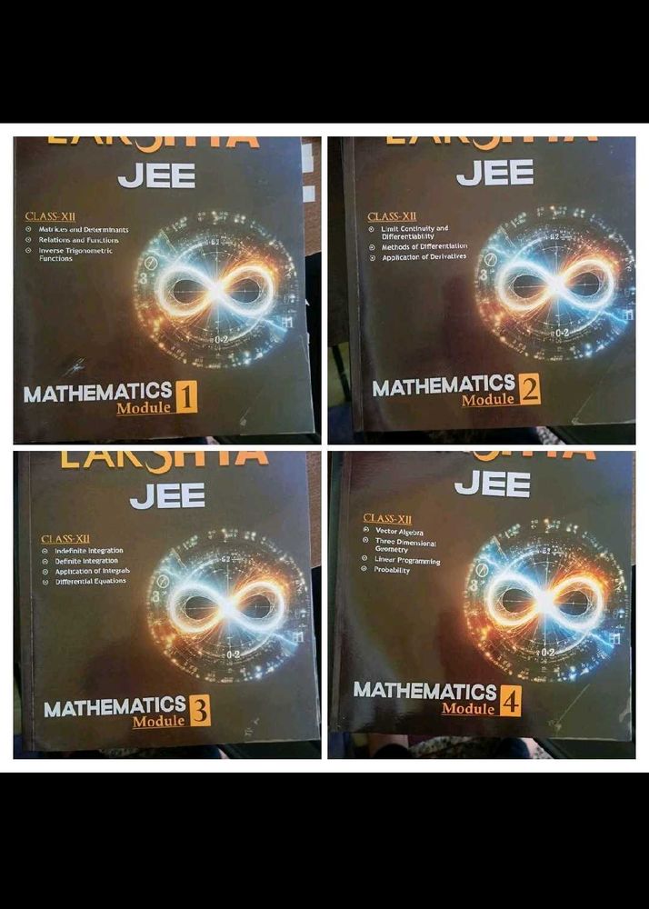 Lakshya JEE Mathematics Modules 1-4