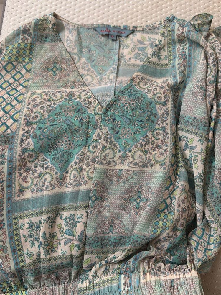 Boho Chic Printed Blouse