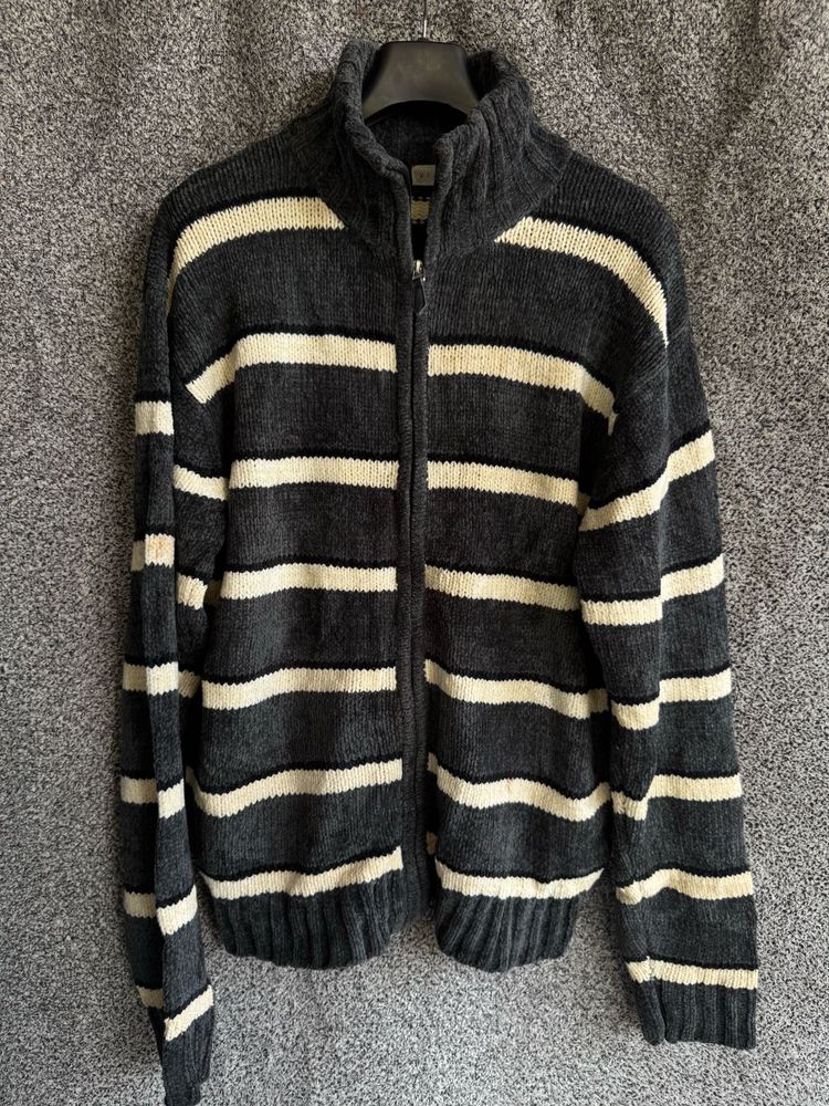 Striped Knit Cardigan