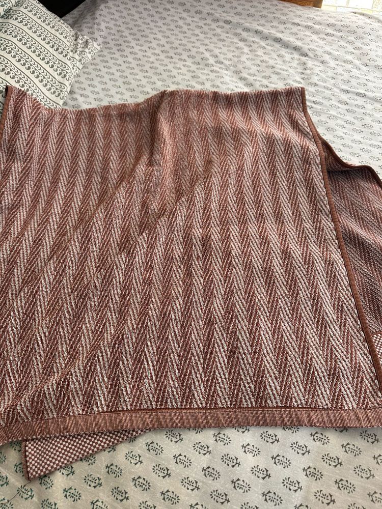 Cozy Herringbone Pattern towel