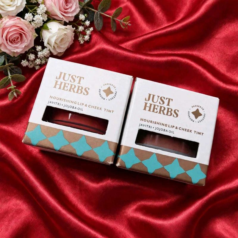 Just Herbs Nourishing Lip &amp; Cheek Tint combo