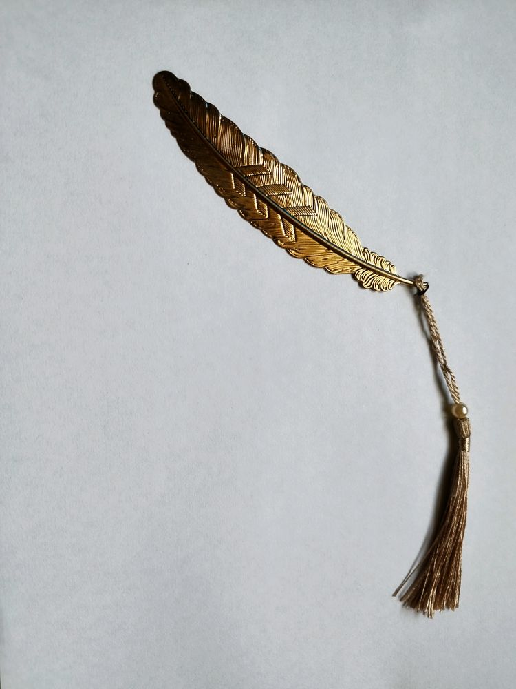 Vintage Feather Bookmark