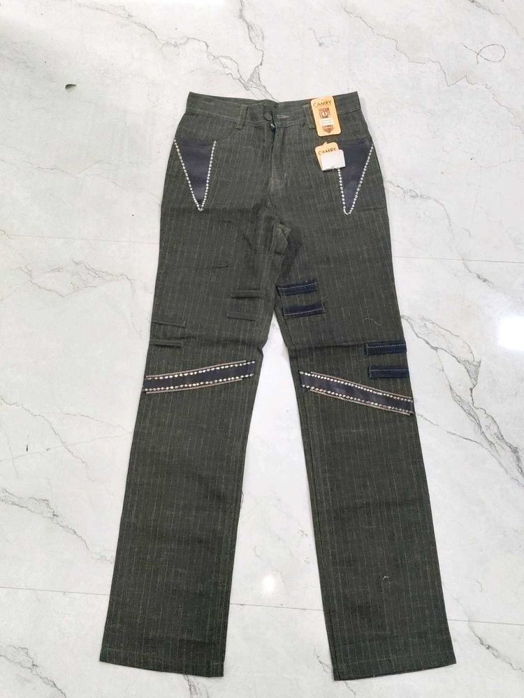 Stylish Striped Cargo Pants