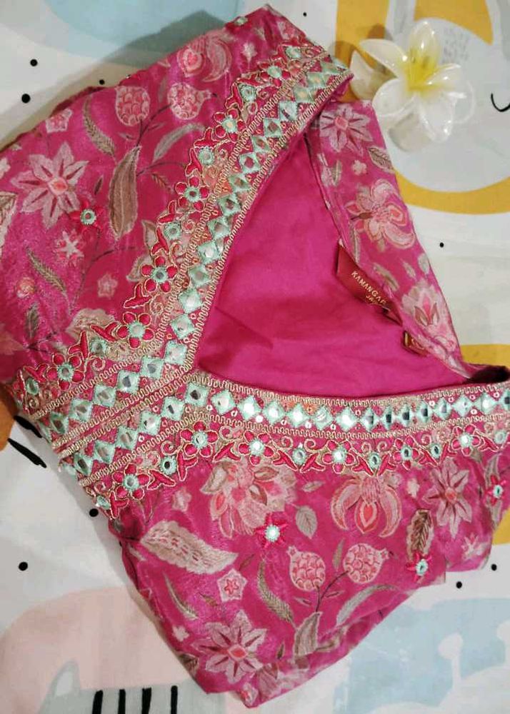 Beautiful Pink Floral Kurti