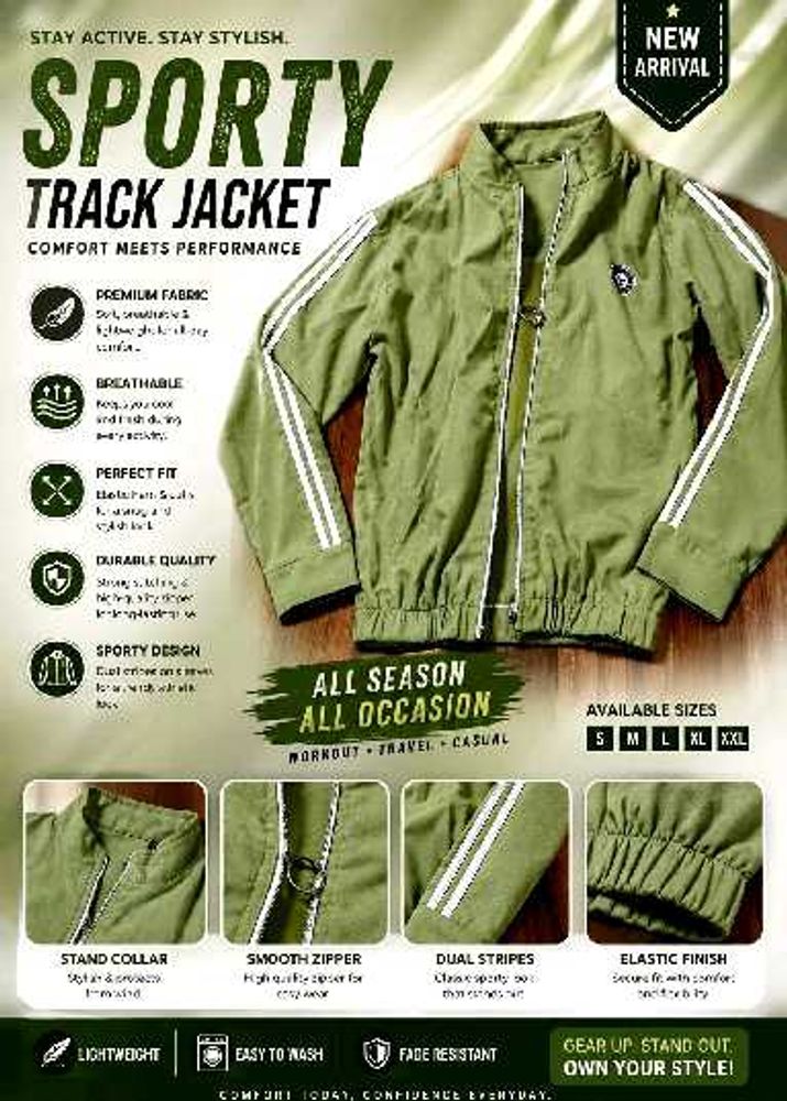 Green Track Jacket💗