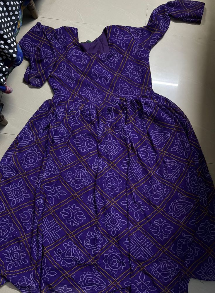 Beautiful Purple Ethnic Kurta